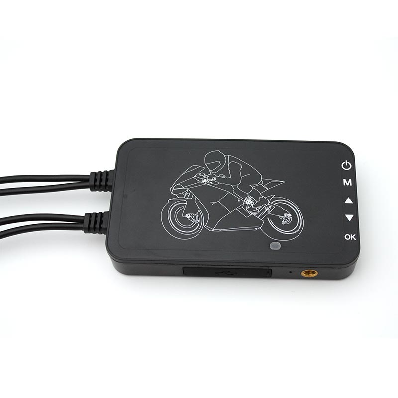 Penderia Perlanggaran Mengunci Dwi-Kanta Motosikal Dash Cam