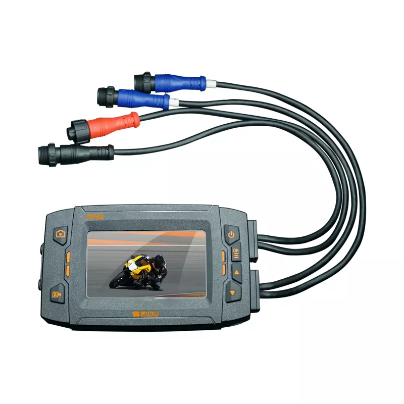 IP65 Kalis Air Dual-Lens Motosikal Dash Cam